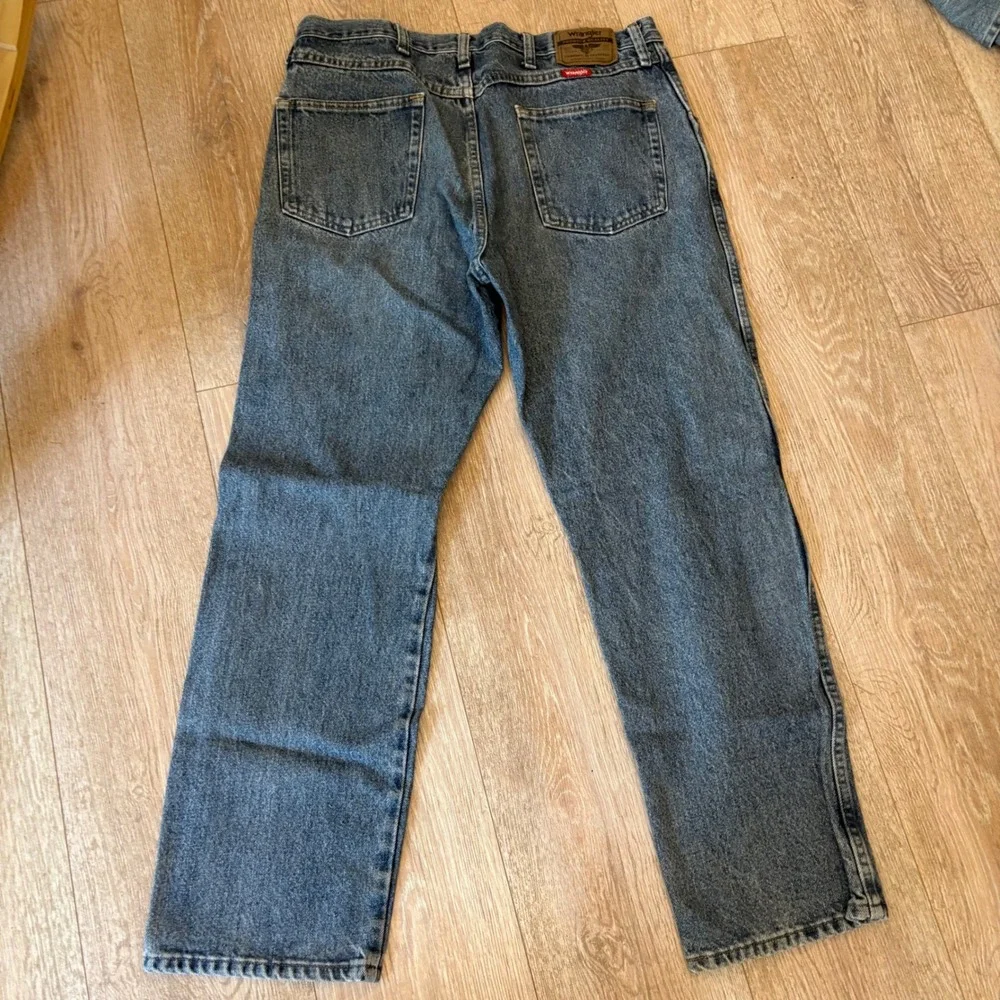 Wrangler Regular Fit Jeans Men's 36x30 Blue Straight Leg Denim 100% Cotto